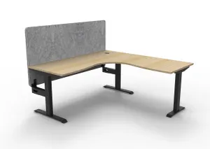 RL Boost Static Corner Desk with Eco Panel Screen thumbnail 1
