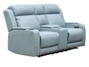 EL Bosra Fabric Upholstered 2 Seater Electric Recliner Lounge thumbnail 1