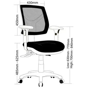 ST RIO Mesh Back Task Chair thumbnail 6
