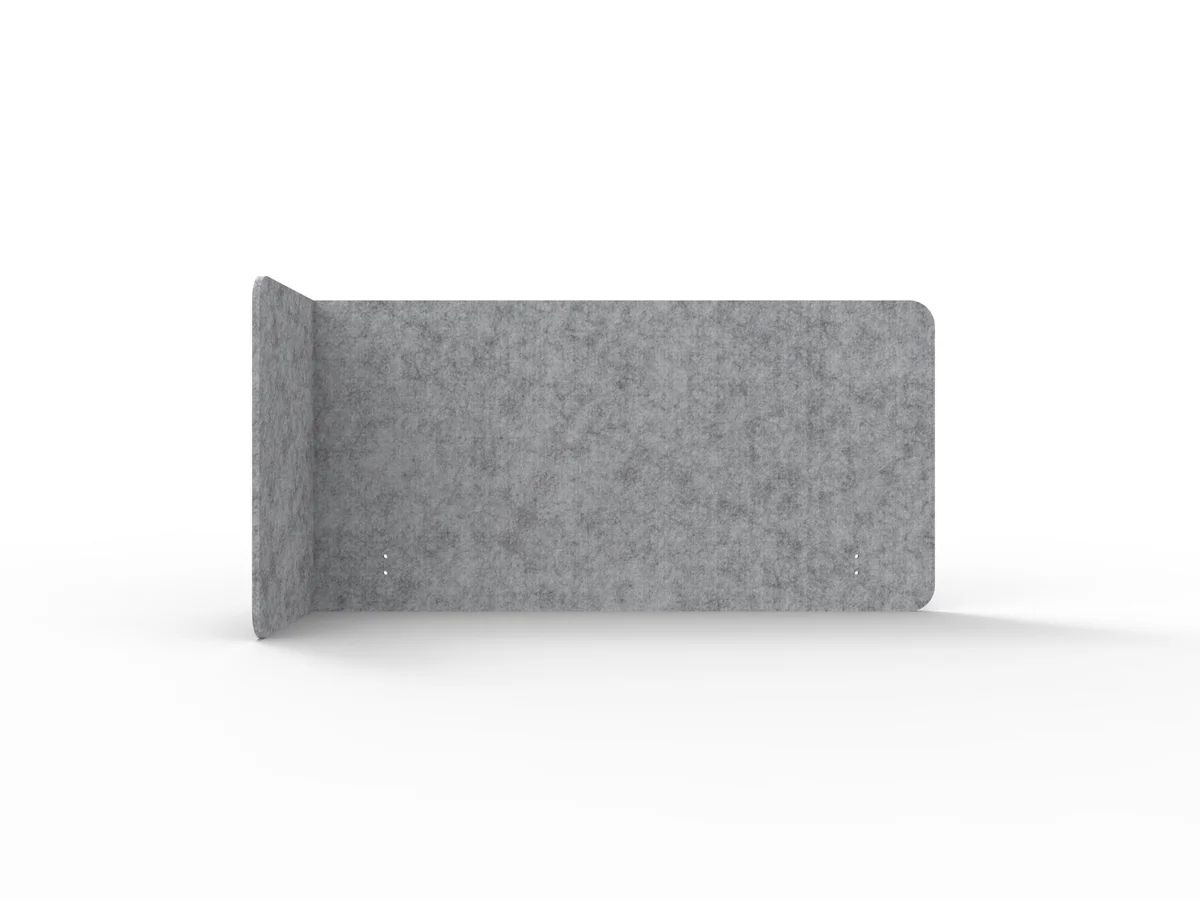 RL Acouline  Quarter Left End Wrap Screen for Workstation