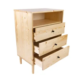VI Neo Solid Timber 3 Drawer 1 Niche Tallboy thumbnail 4