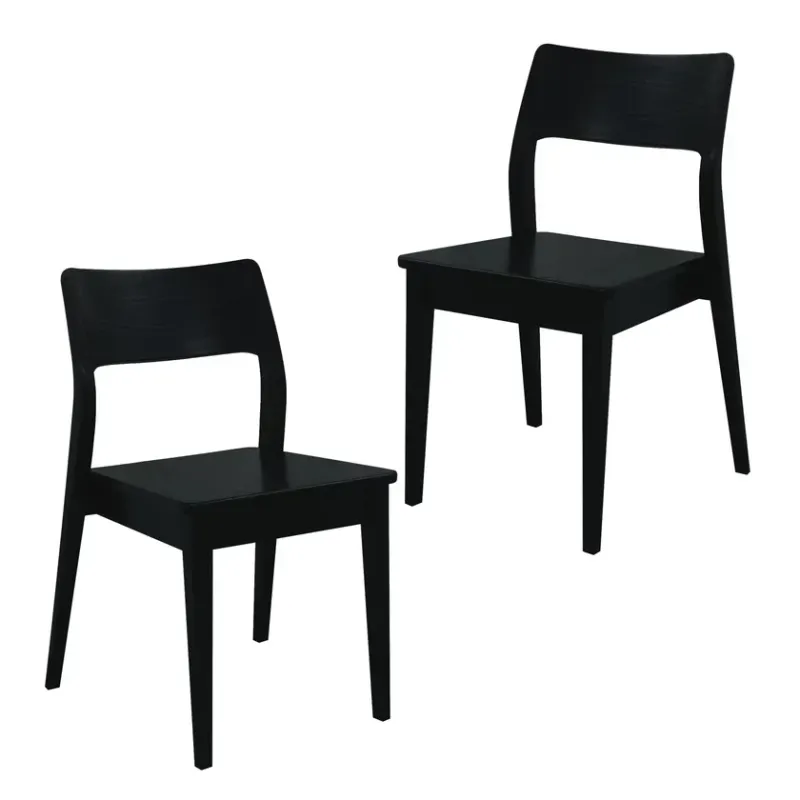 CT Providence Solid Timber Dining Chair - Set of 2