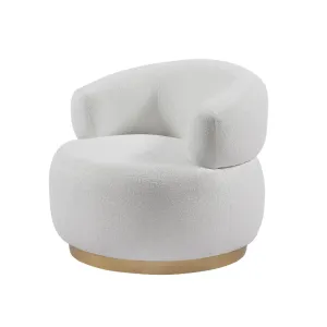 BT Bellissimo Oro Swivel Arm Chair with Gold Base thumbnail 1