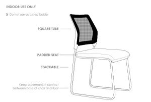 ST Neo Mesh Back Stackable Hospitality Chair thumbnail 3