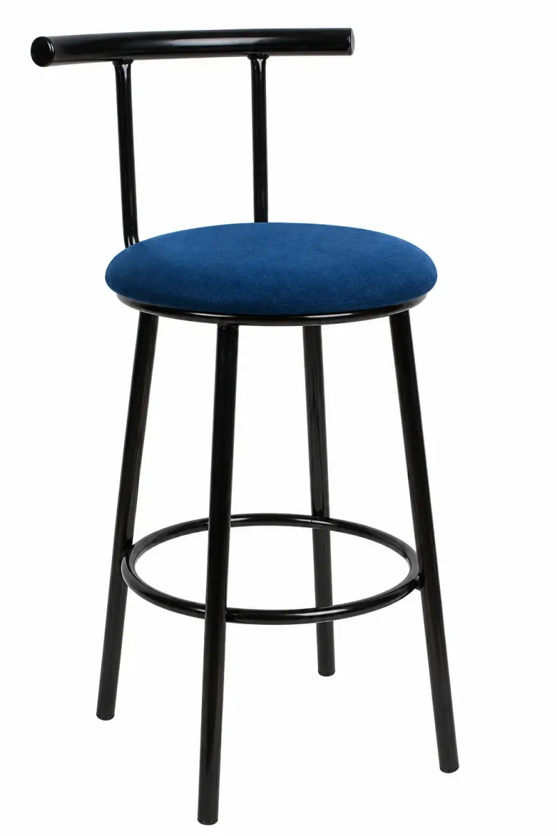 MA Cosmo Fabric or Vinyl Upholstered Made to Order Bar Stool