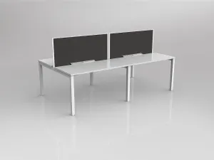 OL Axis 4 User Double Sided Workstation with Screen - Splice Fabric thumbnail 8