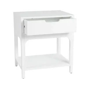 SH Ankara 1 Drawer Bedside Table - White thumbnail 2