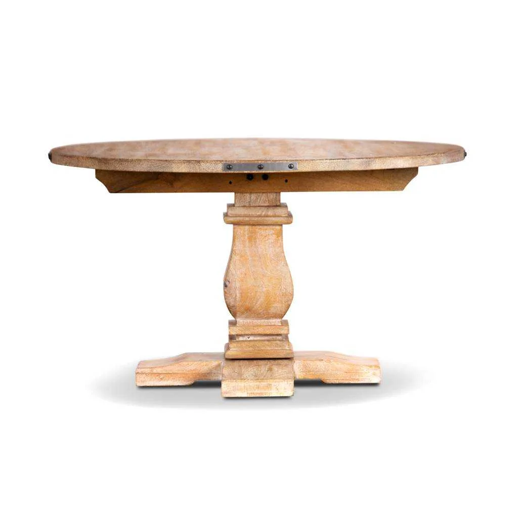 VI Utah Solid Timber Round Dining Table