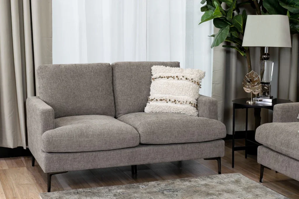 VI Bronte Fabric Upholstered 3 Seater + 2 Seater Lounge Set