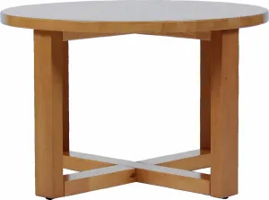 EZ COFFEE TABLE CHUNK 700MM LIGHTOAK thumbnail 2