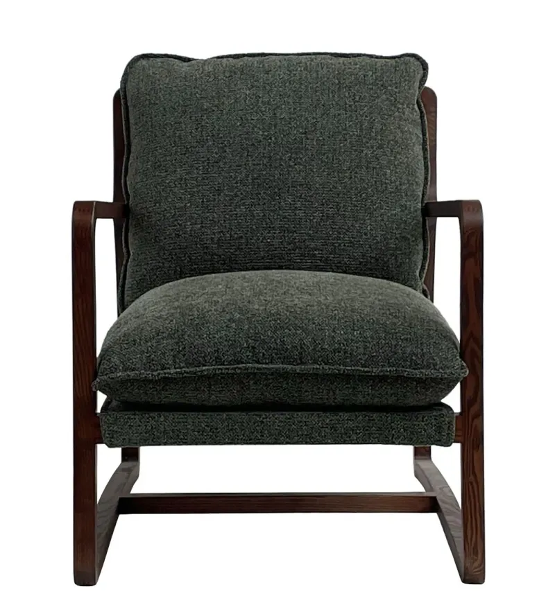 CR Rory Solid Timber Frame Fabric Upholstered Armchair