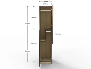 RL Step 2 Door Melamine Locker thumbnail 6