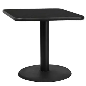 MA Cast Iron Pedestal Base Square Meeting Table thumbnail 1