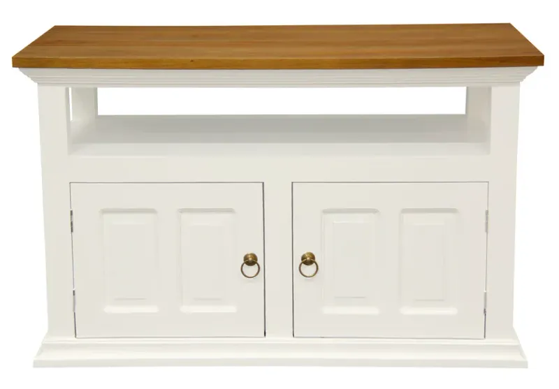CT Tasmania Solid Timber 2 Drawer TV Stand