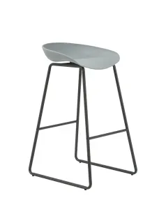 RL Aries Black Metal Frame Hospitality Counter Stool thumbnail 1