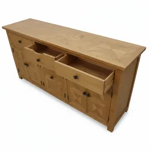 MF Kensington Solid Timber 3 Drawer 6 Door Buffet thumbnail 6