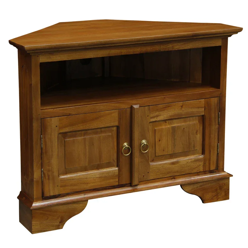 CT Tasmania Solid Timber 2 Door Corner TV Stand