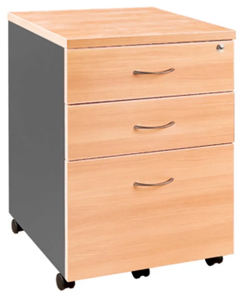 GP Pedestal Mobile 2 drawer plus 1 file