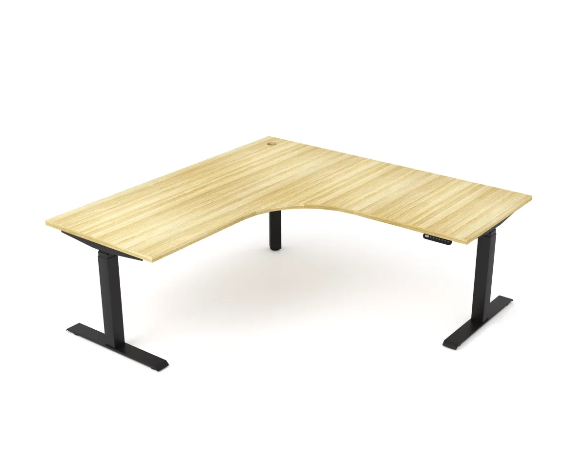 OL AgileMotion Electric Height Adjustable 90° Corner Desk