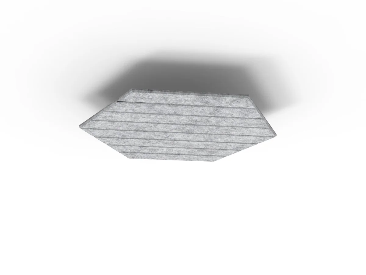 RL Acouline V Groove Hive Hexagonal Hanging Ceiling Panels
