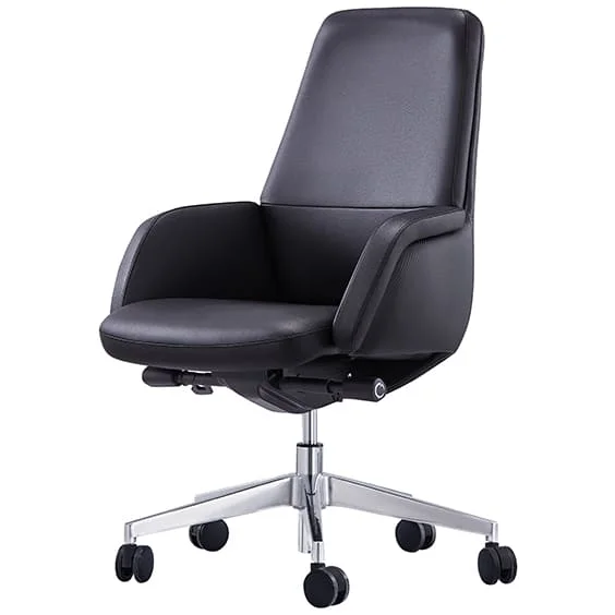 ST Captain Genuine Leather Low Back Executive Chair