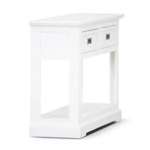 VI Coastal Solid Timber Console Table with 2 Drawers thumbnail 4