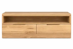 MD Malhouse Solid Timber Coffee Table with 2 Drawers & 1 Niche thumbnail 2