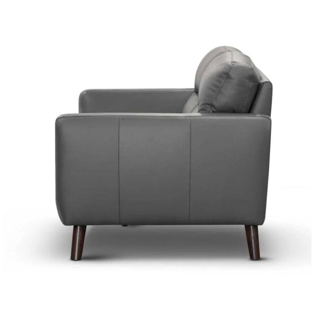 VI Sonoma 3 Seater + 2 Seater Leather Lounge Set
