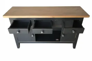 MF Rudolph Recycled Timber 5 Drawer 6 Door Hall Table thumbnail 7