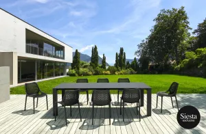 FL Vegas 8 Seater Hospitality Outdoor Extendable Dining Table with Air Chair thumbnail 3