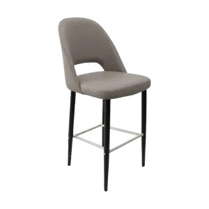FL Orleans Crescent Upholstered Seat Aluminium Frame Hospitality Barstool thumbnail 20