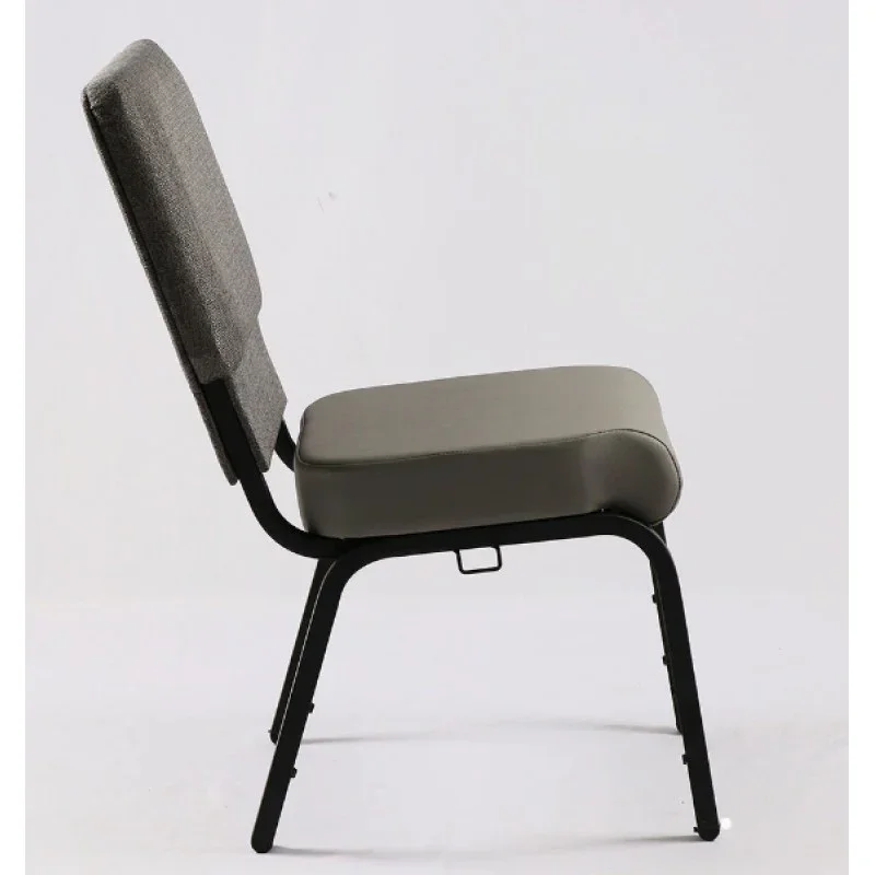 MA Grace Fabric or PU Leather Upholstered Linkable 4 Leg Side Chair