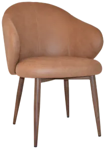 EZ ARM CHAIR HUGO METAL LIGHT WALNUT thumbnail 12