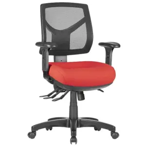 ST Chelsea Mesh Back Task Chair with Arms & Seat Slider thumbnail 1