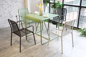FL Bordeaux Aluminium Hospitality Stackable Outdoor Armchair thumbnail 8