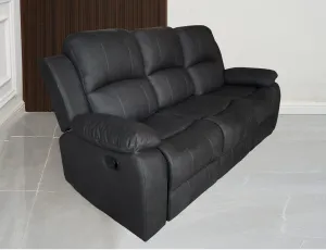 BT Valor Fabric Upholstered 3 Seater Manual Recliner Lounge thumbnail 6