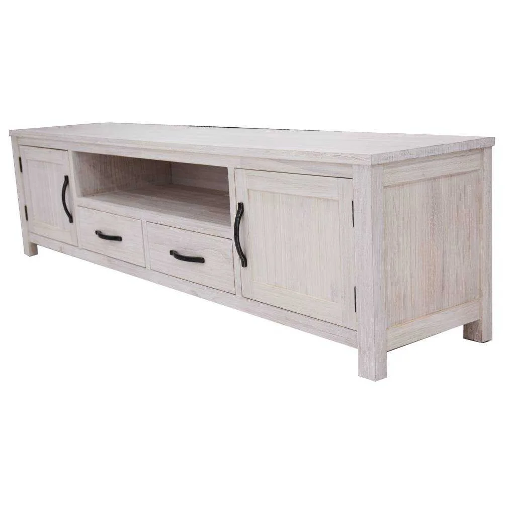 VI Florida Solid Timber Entertainment Unit with 2 Doors 2 Drawers