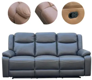 EL Lancashire Manual Recliners 3 Seater + 2 Single Seater thumbnail 2