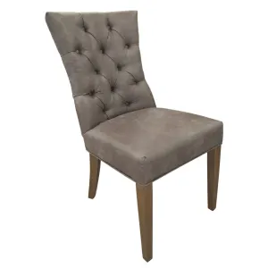 VI Windsor PU Leather Upholstered Timber Legs Dining Chair thumbnail 2