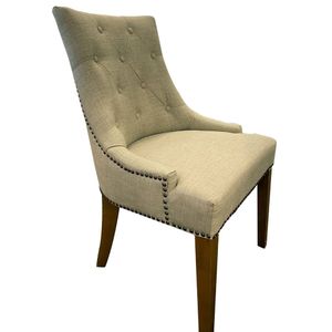 VI Monte Fabric Upholstered Timber Leg Dining Chair thumbnail 2