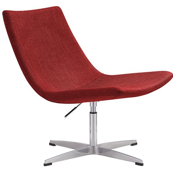 ST Ridge Fabric Upholstered Chrome Base Breakout Chair