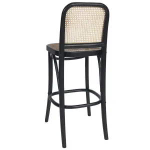 SH Shelly Timber Framed Bar Stool - Black thumbnail 2