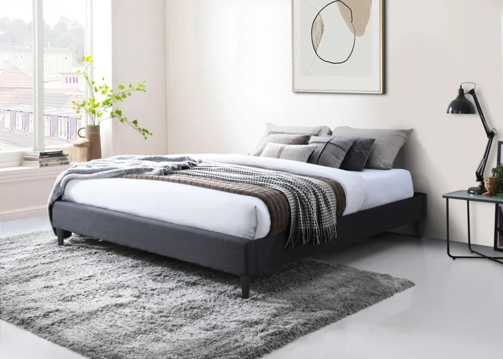 VI Arte Fabric Upholstered Bed Base