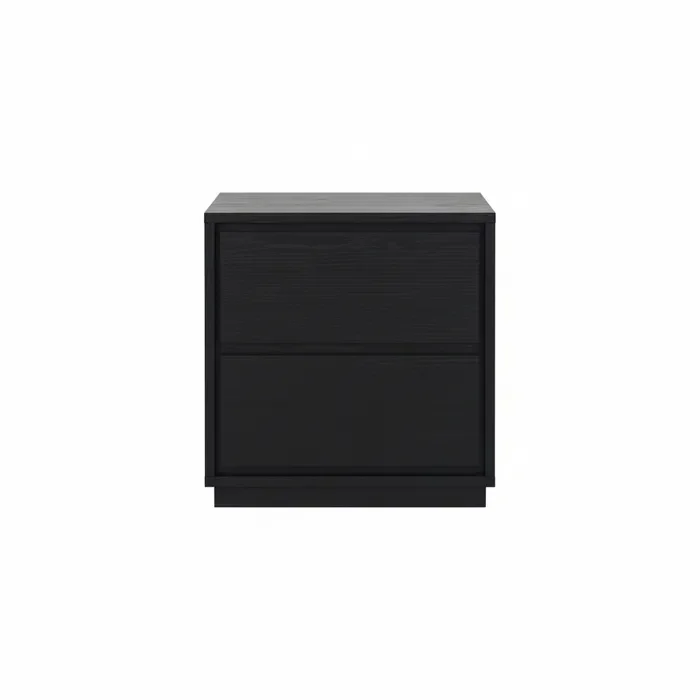 MD Canva 2 Drawer Bedside Table