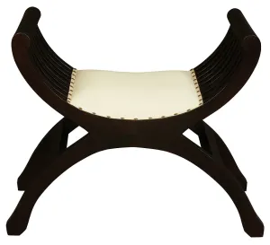 CT Sloan Solid Timber Fabric Seat Ottoman thumbnail 4