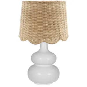 SH Scallop Rattan Shade Lamp (Set 2) thumbnail 1