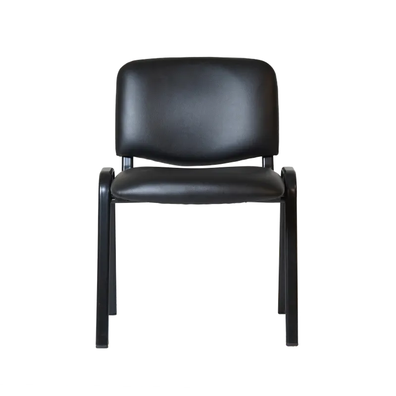 RL Nova PU Upholstered Stackable Metal 4 Leg Visitor Chair