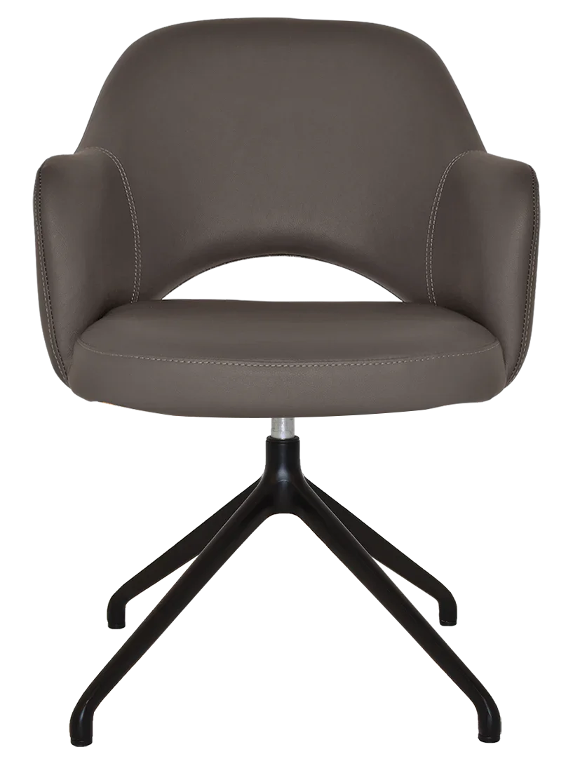EZ ARM CHAIR ALBURY TRESTLE V2 BLACK