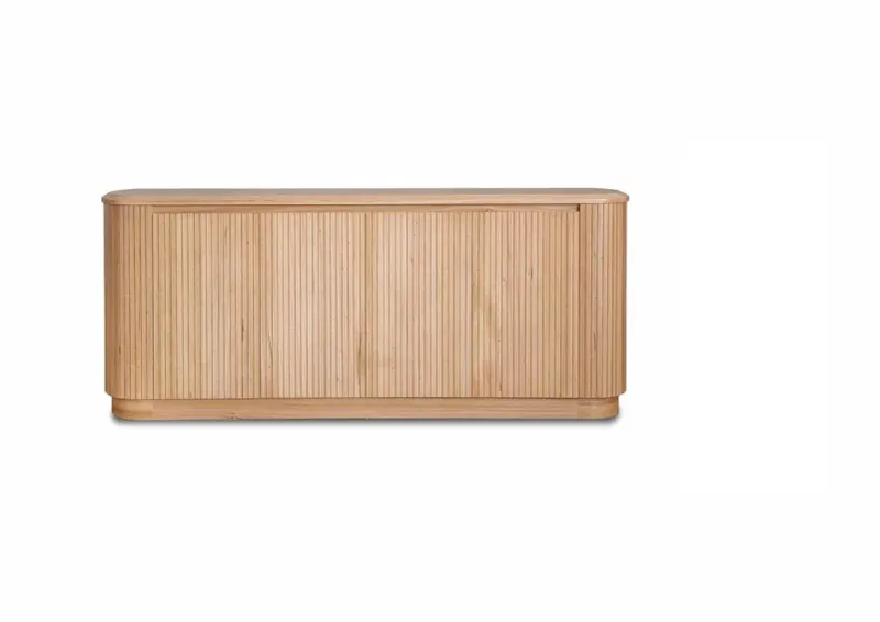 VI Adsila Solid Timber 2 Meter 4 Door Buffet