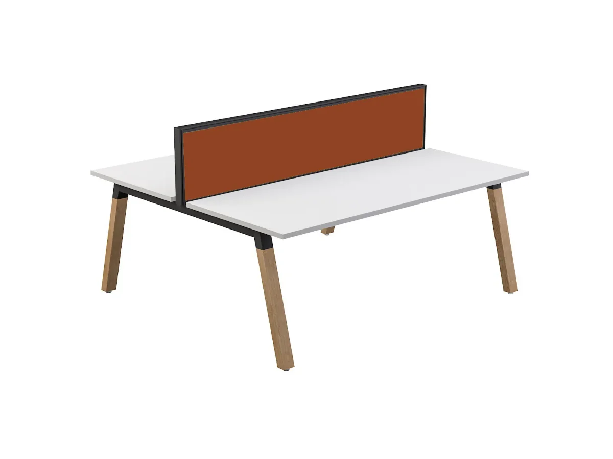OL Studio50 Deskmount Screens Panel - Splice Fabric with White Frame - 1200mm Height thumbnail 16